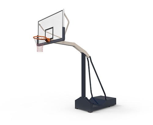 海北移动式篮球架(玻璃篮板)